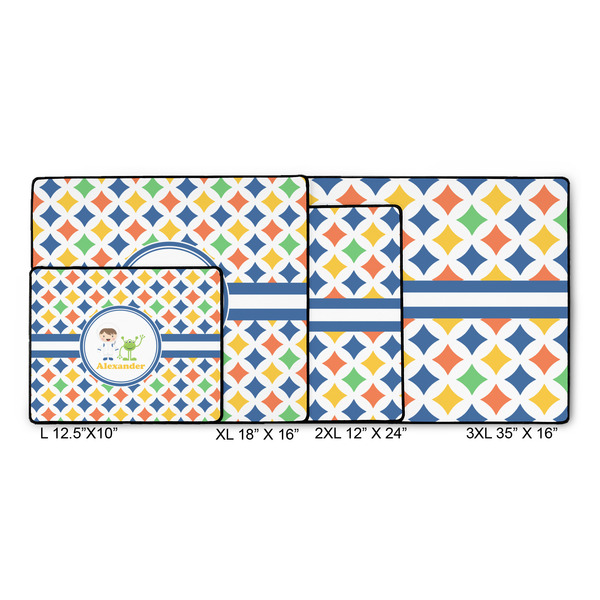 Boy's Astronaut Gaming Mats - SIZE CHART