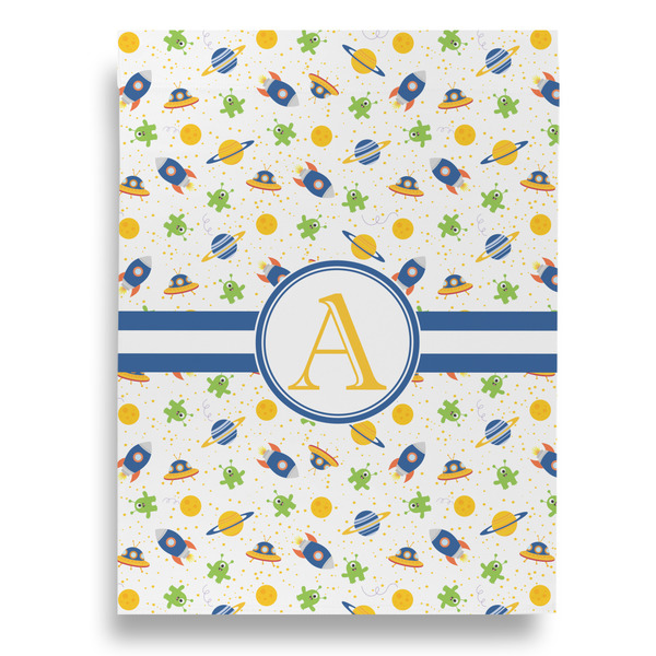 Boy's Astronaut Garden Flags - Large - Double Sided - BACK