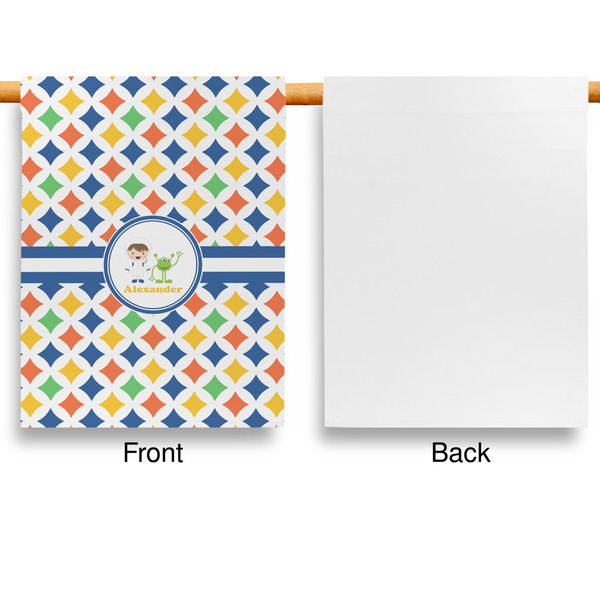 Boy's Astronaut Garden Flags - Large - Single Sided - APPROVAL