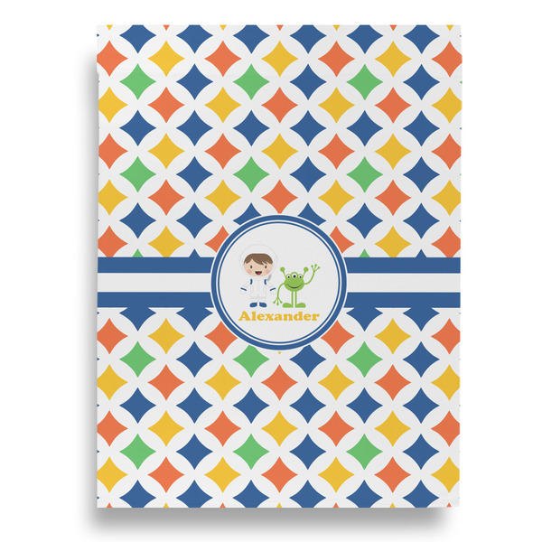 Boy's Astronaut Garden Flags - Large - Single Sided - FRONT