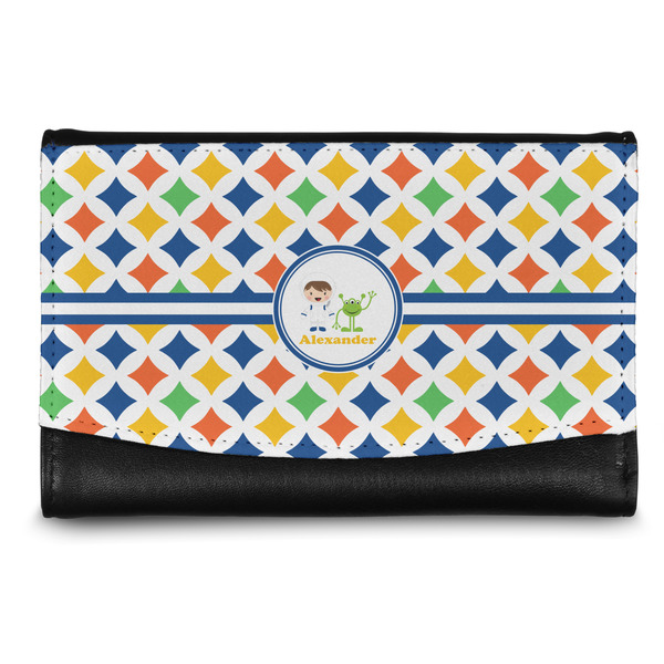 Custom Boy's Astronaut Genuine Leather Women's Wallet - Small (Personalized)