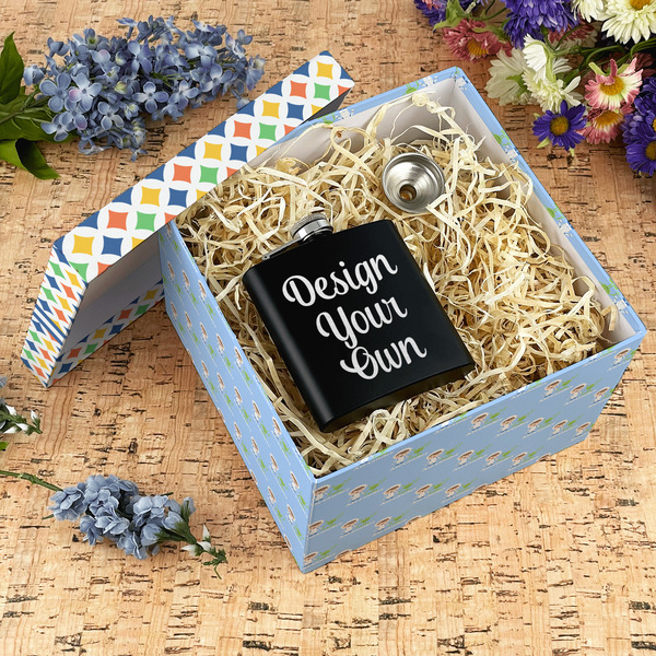 Boy's Astronaut Gift Boxes with Lid - Canvas Wrapped - X-Large - In Context