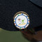 Boy's Astronaut Golf Ball Marker Hat Clip - Gold - On Hat