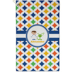 Boy's Astronaut Golf Towel - Poly-Cotton Blend - Small w/ Name or Text