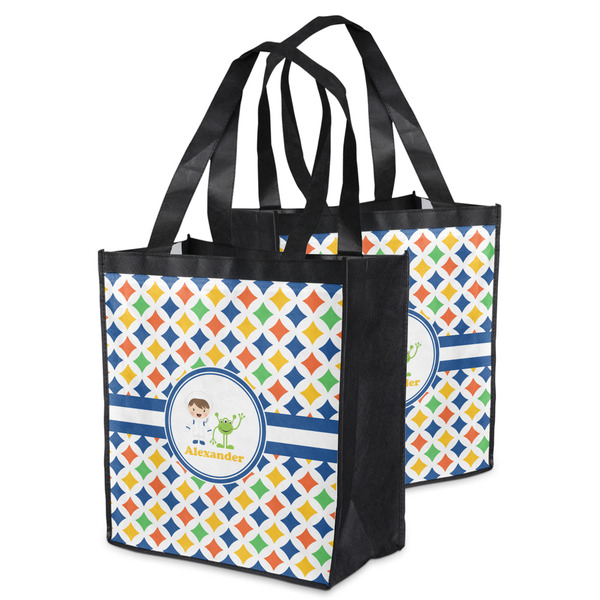 Boy's Astronaut Grocery Bag - MAIN