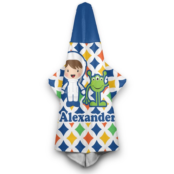 Boy's Astronaut Hooded Towel - Hanging