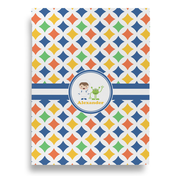 Boy's Astronaut House Flags - Double Sided - FRONT