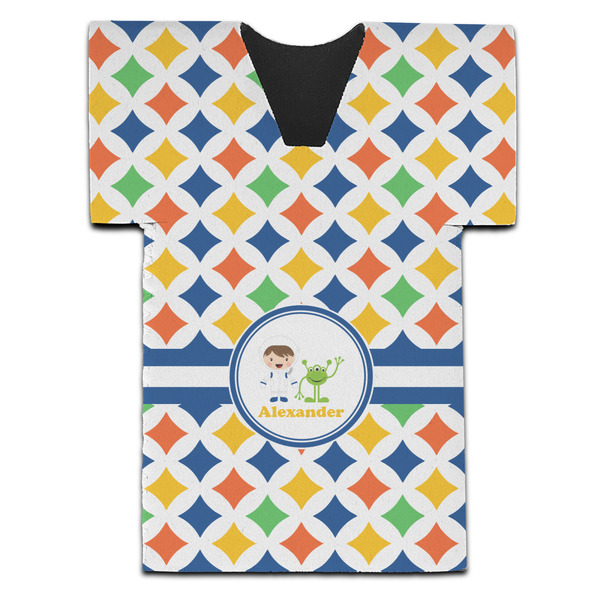 Boy's Astronaut Jersey Bottle Cooler - Set of 4 - FRONT (flat)