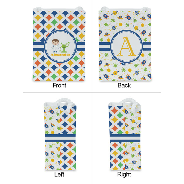 Boy's Astronaut Jewelry Gift Bag - Matte - Approval