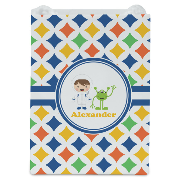 Boy's Astronaut Jewelry Gift Bag - Matte - Front