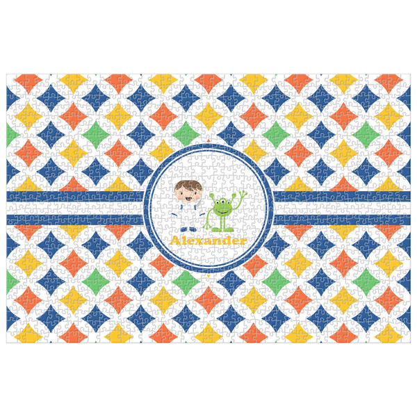 Custom Boy's Astronaut Jigsaw Puzzle - 1000-piece (Personalized)