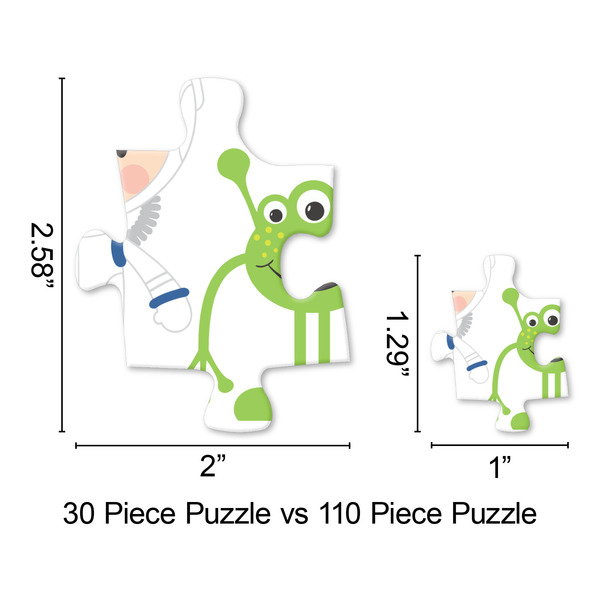 Boy's Astronaut Jigsaw Puzzle - Piece Comparison