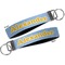 Boy's Astronaut Key-chain - Metal and Nylon - Front and Back