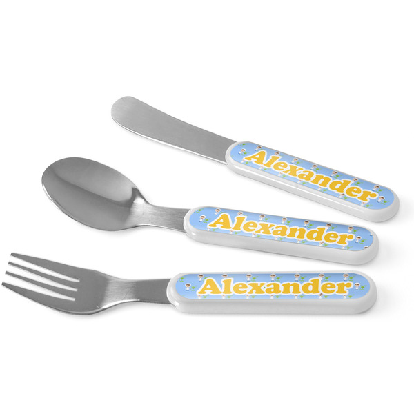 Custom Boy's Astronaut Kid's Flatware (Personalized)