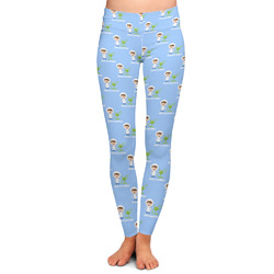 Boy's Astronaut Ladies Leggings - Extra Small (Personalized)