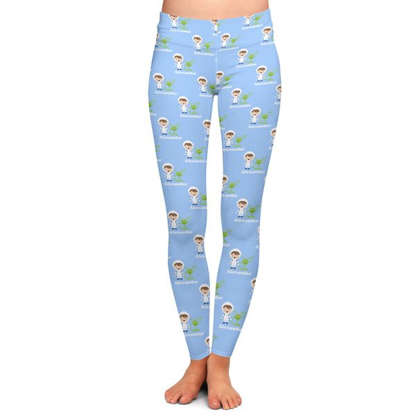 Custom Boy's Astronaut Ladies Leggings - Extra Small (Personalized)