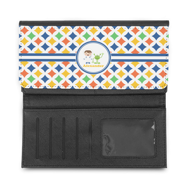 Boy's Astronaut Ladies Wallet - Half Way Open