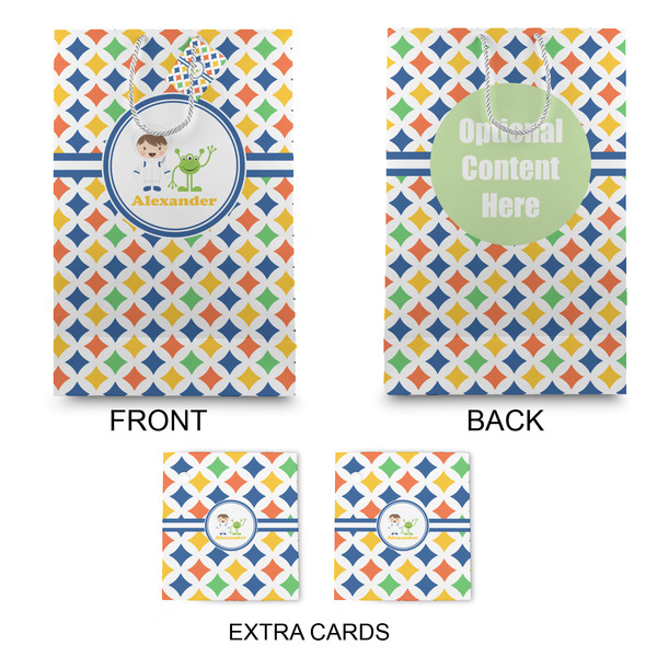 Boy's Astronaut Large Gift Bag - Approval