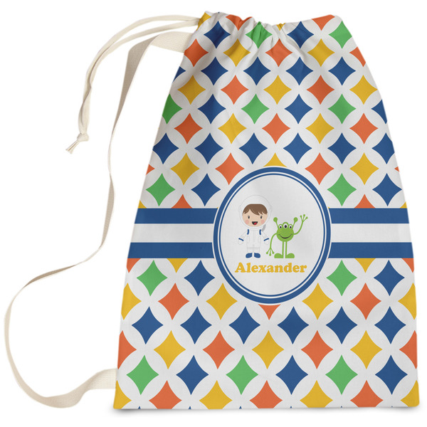 Custom Boy's Astronaut Laundry Bag (Personalized)