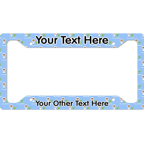 Custom Boy's Astronaut License Plate Frame - Style A (Personalized)