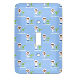 Boy's Astronaut Light Switch Cover (Single Toggle) (Personalized)
