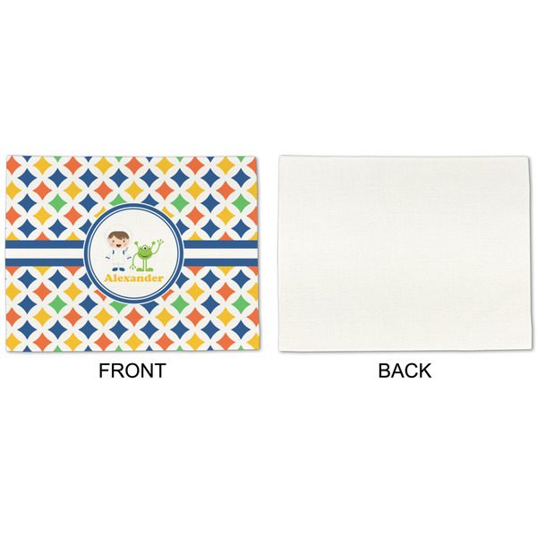 Boy's Astronaut Linen Placemat - APPROVAL Single (single sided)