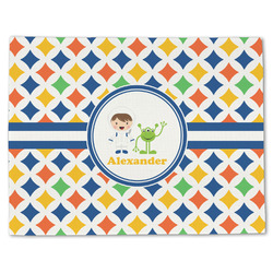 Boy's Astronaut Single-Sided Linen Placemat - Single w/ Name or Text