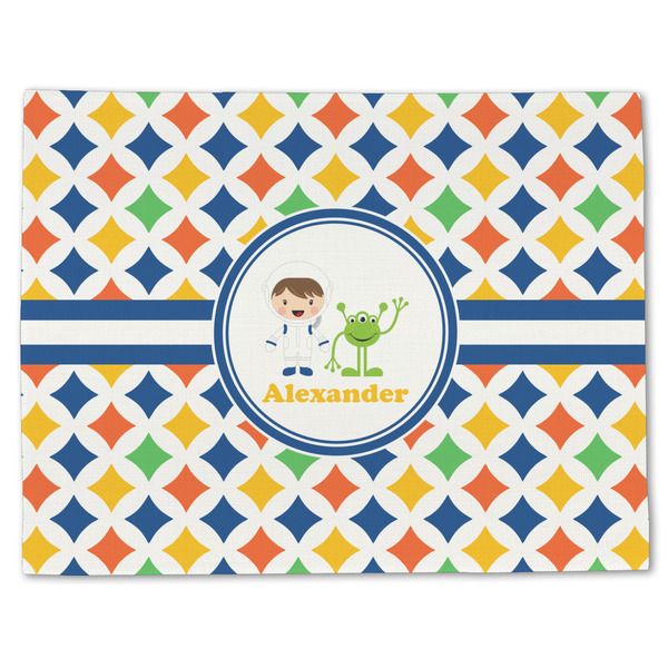 Boy's Astronaut Linen Placemat - Front