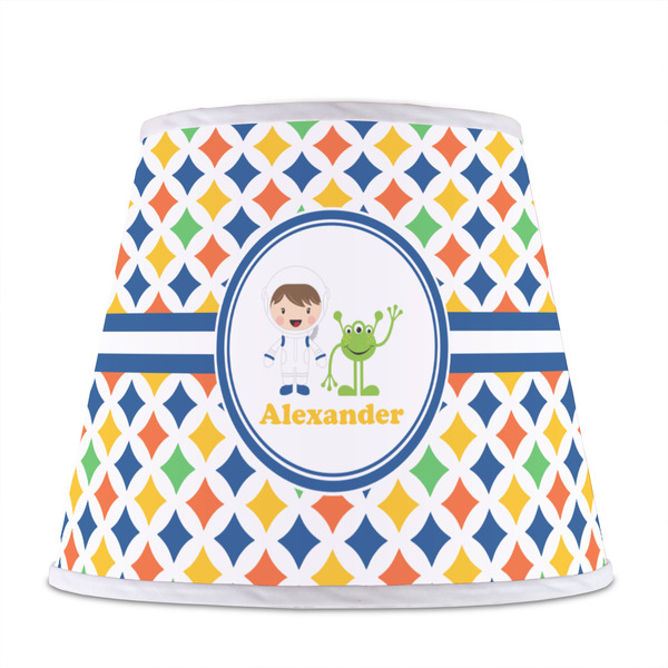 Boy's Astronaut Poly Film Empire Lampshade - Front View