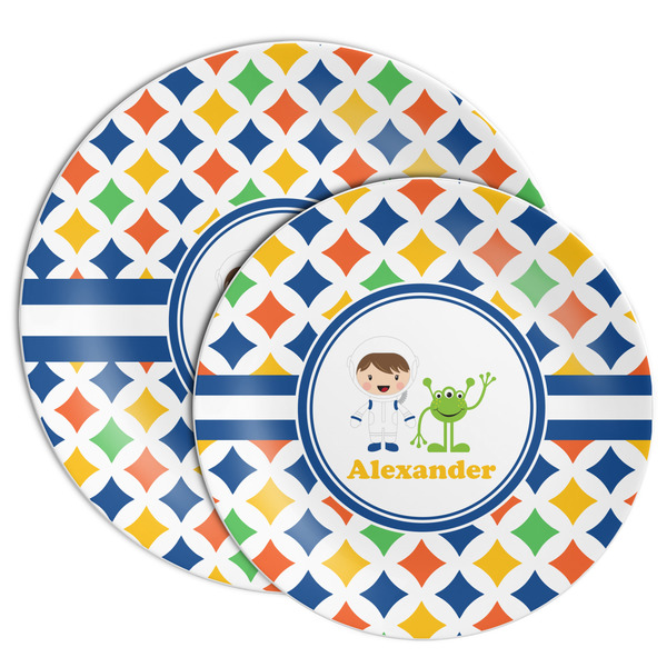 Boy's Astronaut Melamine Plates - PARENT/MAIN