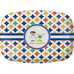 Boy's Astronaut Melamine Platter (Personalized)