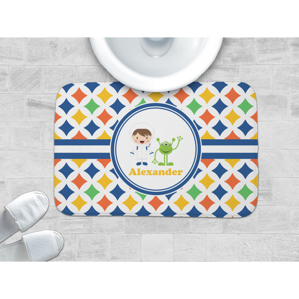 Boy's Astronaut Memory Foam Bath Mat - LIFESTYLE 34x21