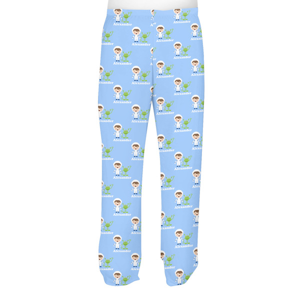 Boy's Astronaut Men's Pjs Back - on model