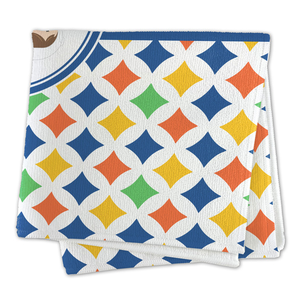 Boy's Astronaut Microfiber Dish Rag - FOLDED (square)