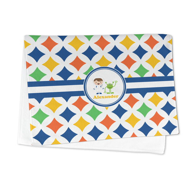 Boy's Astronaut Microfiber Dish Towel - FOLDED HALF