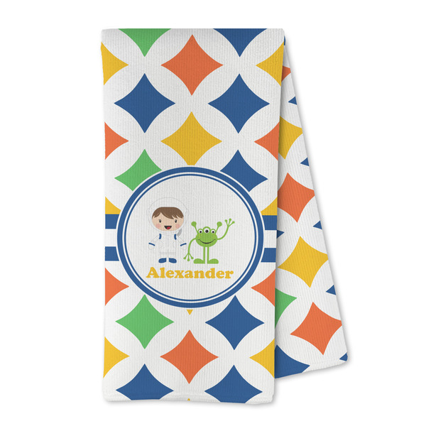 Custom Boy's Astronaut Kitchen Towel - Microfiber (Personalized)