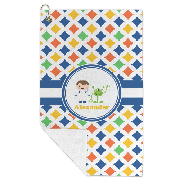 Boy's Astronaut Microfiber Golf Towels - FOLD