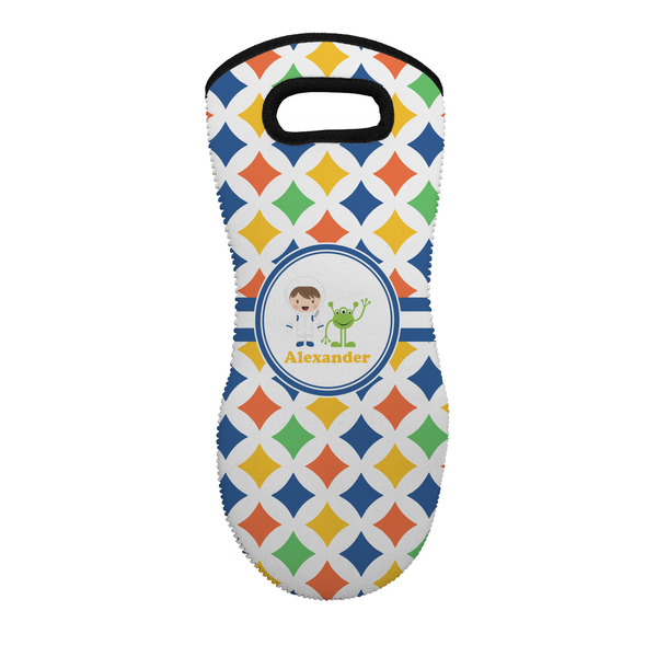 Custom Boy's Astronaut Neoprene Oven Mitt w/ Name or Text