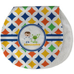 Boy's Astronaut Burp Pad - Velour w/ Name or Text