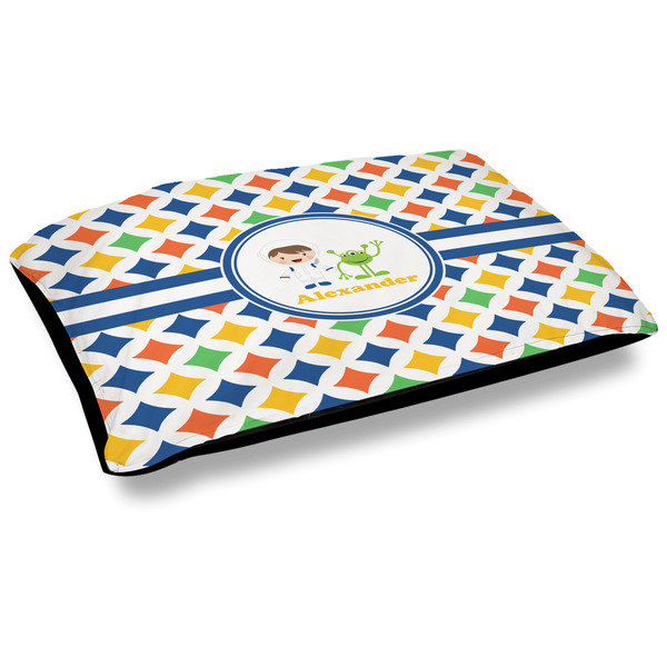 Custom Boy's Astronaut Outdoor Dog Bed - Large (Personalized)