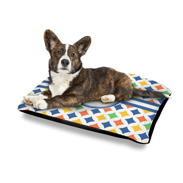 Boy's Astronaut Outdoor Dog Beds - Medium - IN CONTEXT
