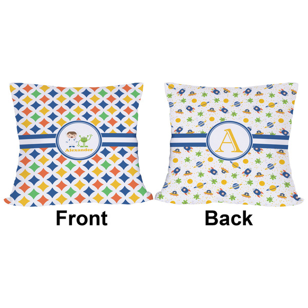 Boy's Astronaut Outdoor Pillow - 16x16