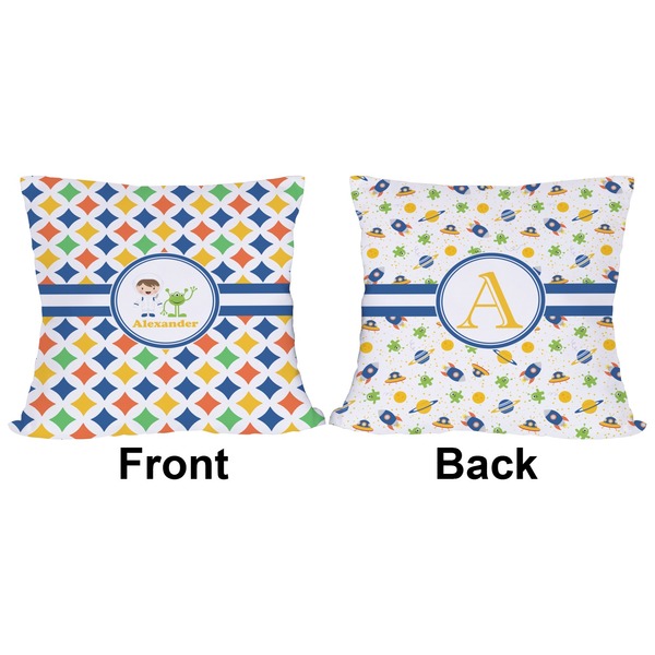 Boy's Astronaut Outdoor Pillow - 18x18