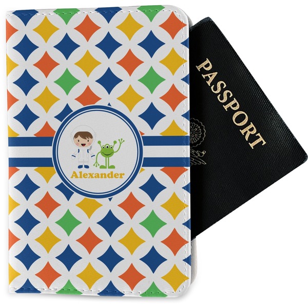 Custom Boy's Astronaut Passport Holder - Fabric (Personalized)