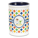 Boy's Astronaut Ceramic Pencil Holders - Blue