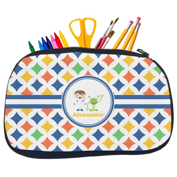 Boy's Astronaut Pencil / School Supplies Bags - Medium