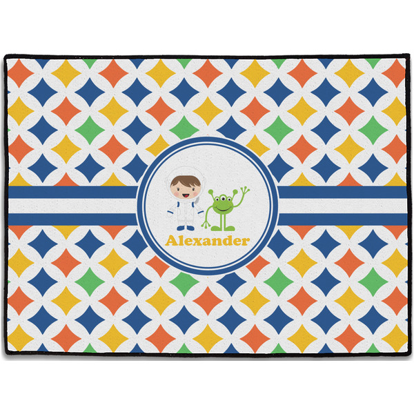 Custom Boy's Astronaut Door Mat (Personalized)