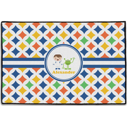 Boy's Astronaut Door Mat - 36"x24" (Personalized)