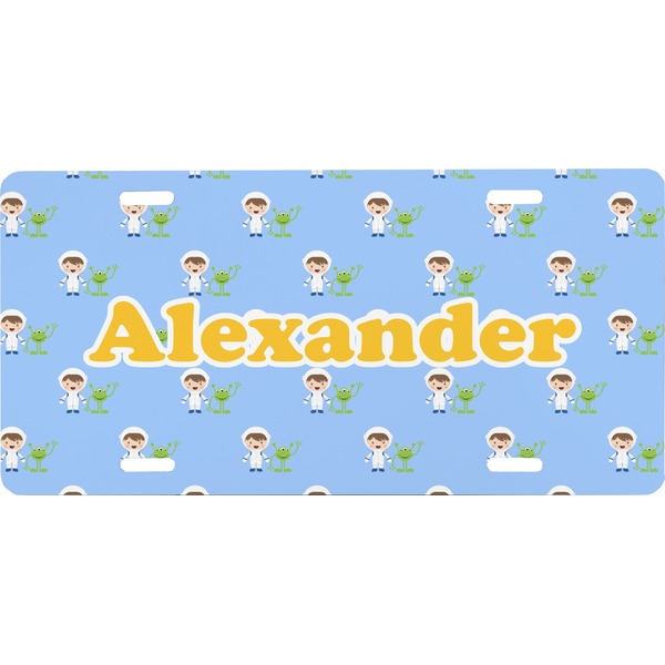 Custom Boy's Astronaut Front License Plate (Personalized)