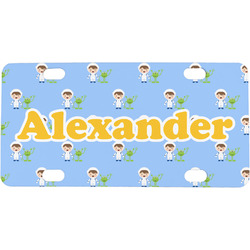 Boy's Astronaut Mini/Bicycle License Plate (Personalized)